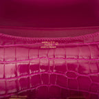 Hermes Constance 24 Rose Scheherazade Alligator