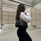 Bags End Vintage Work Vegan Leather Shoulder Bag