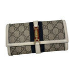 Gucci GG Supreme Jackie 1961 Chain Wallet – Beige