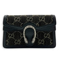 Gucci Dionysus Super Mini Crossbody Bag - Black in Black - front view showing the bag's shape, finish and visible design details.