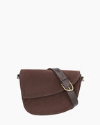 Rebel Saddle Bag - Suede Espresso