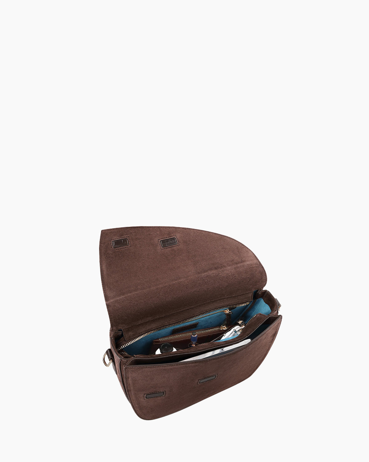 Rebel Saddle Bag - Suede Espresso