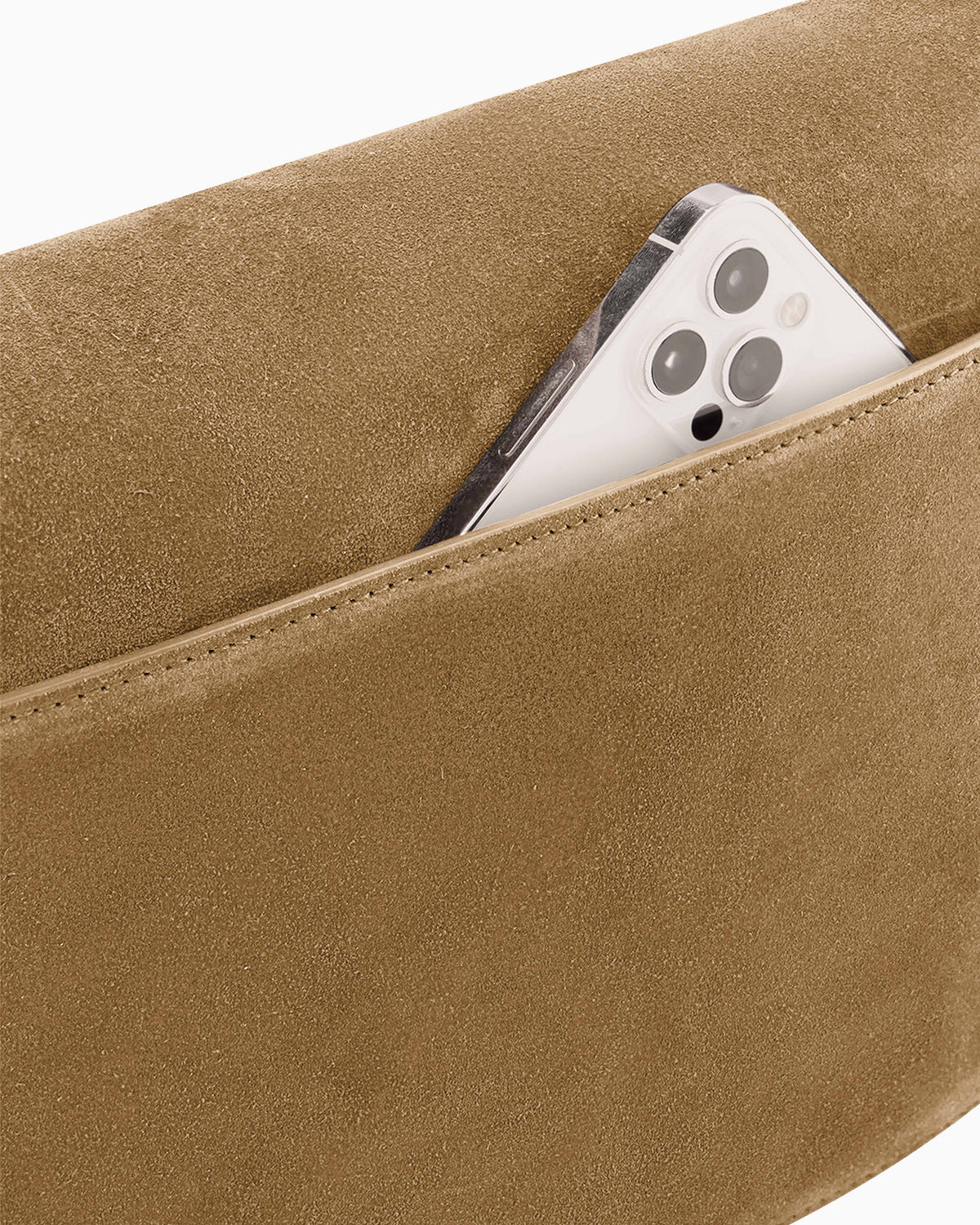 Rebel Saddle Bag - Suede Sand