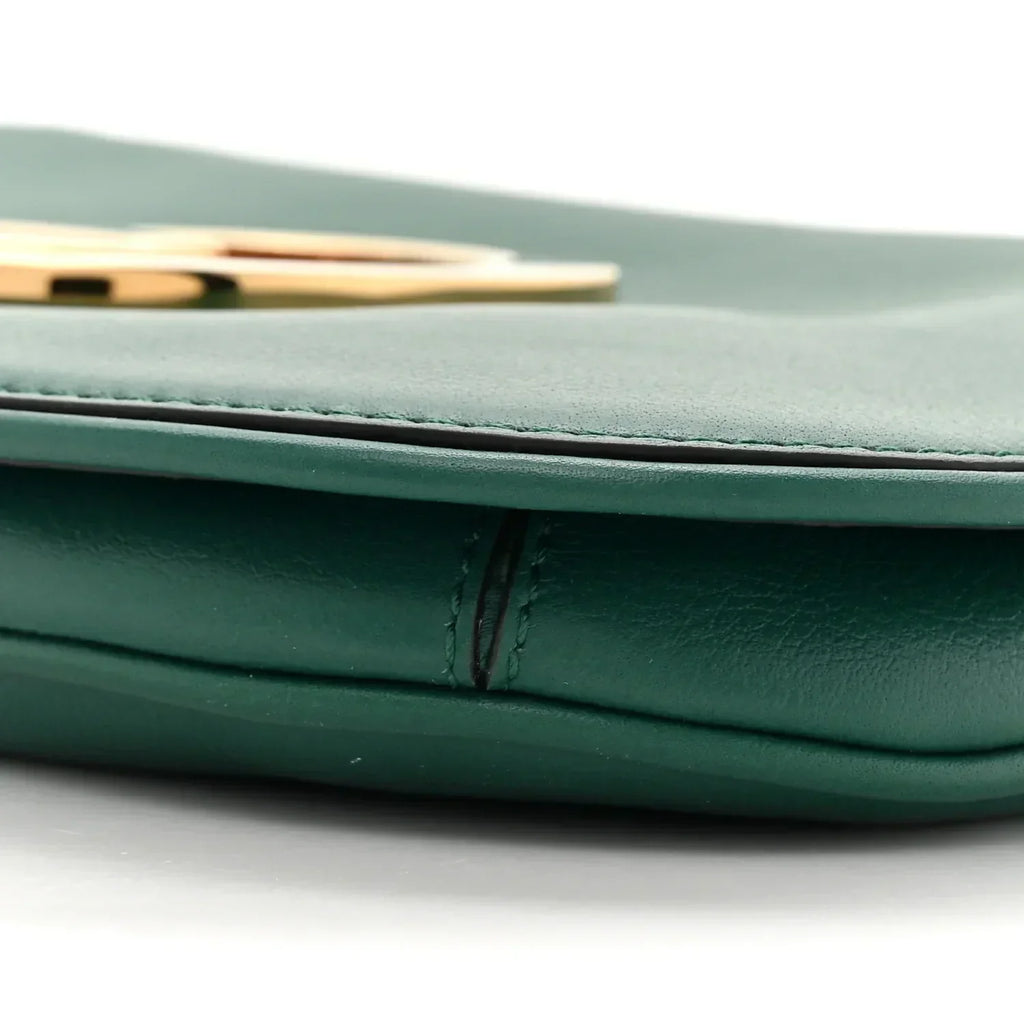 Gucci Blondie Small Shoulder Bag - Green in Green - detail view 5 showing the bag's shape, finish and visible design details.