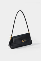 Bags End Faux Leather Asymmetrical Shoulder Bag