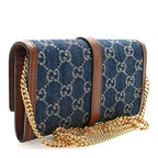 Gucci Jackie 1961 Chain Wallet – Blue