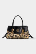 Bags End Leopard Print Leather Tote Bag