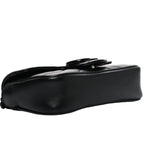 Gucci GG Marmont Leather Chain Belt Bag – Black