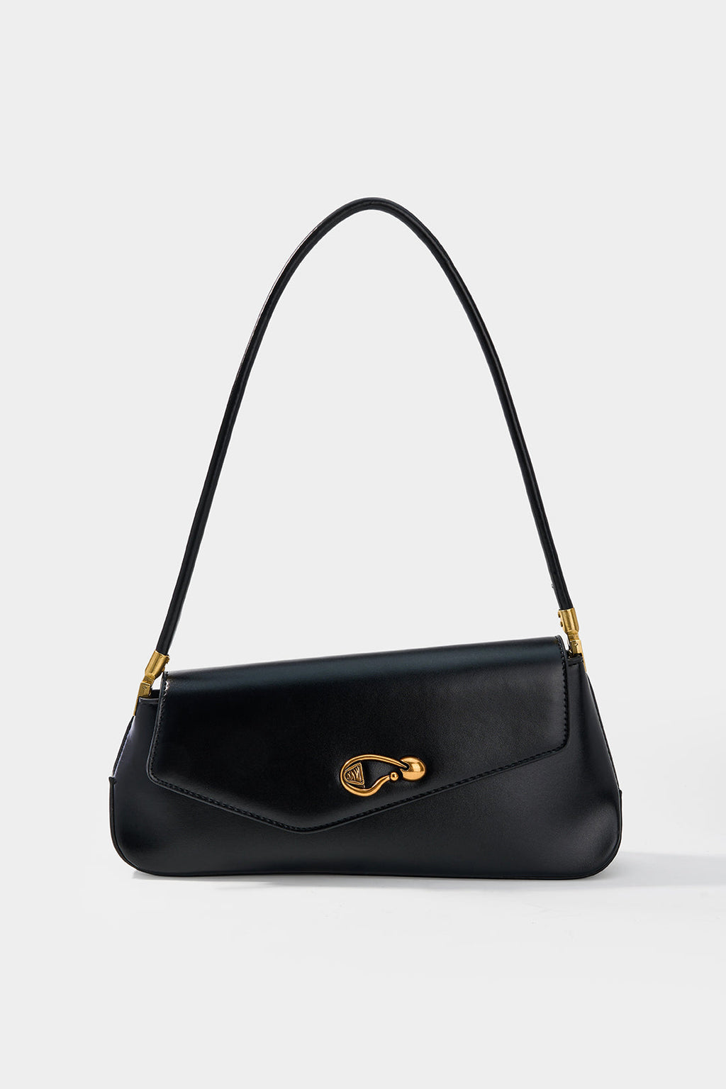 Bags End Faux Leather Asymmetrical Shoulder Bag
