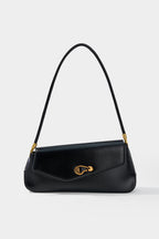 Bags End Faux Leather Asymmetrical Shoulder Bag