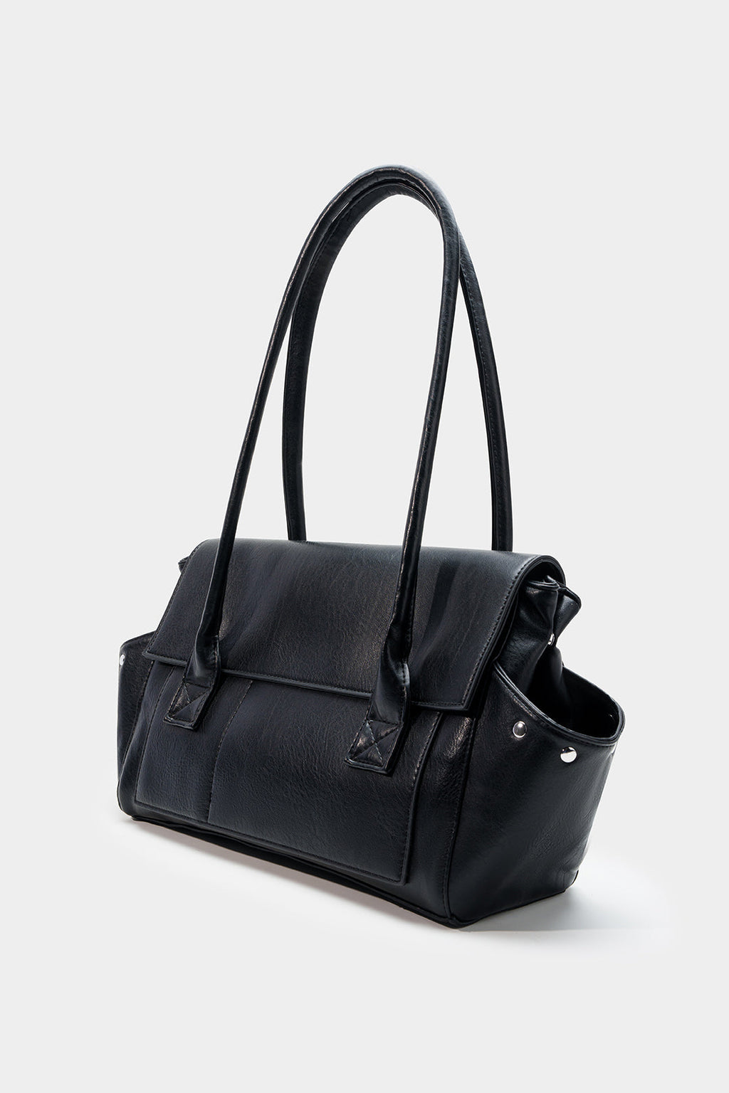 Bags End Faux Leather Shoulder Bag
