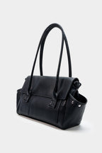 Bags End Faux Leather Shoulder Bag