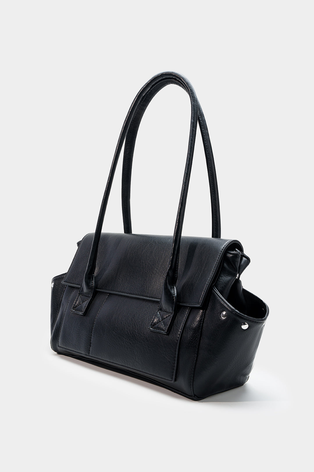 Bags End Faux Leather Shoulder Bag