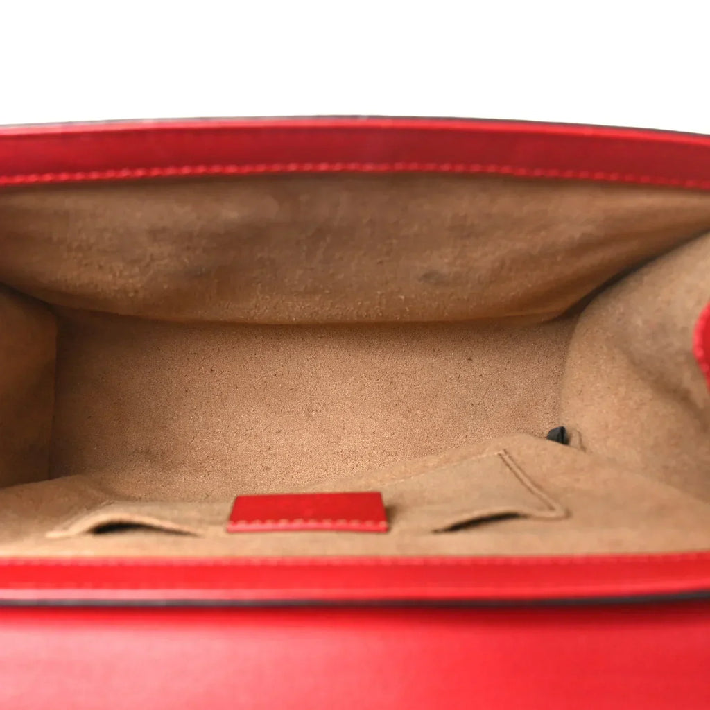 Gucci Padlock Small Shoulder Bag – Red
