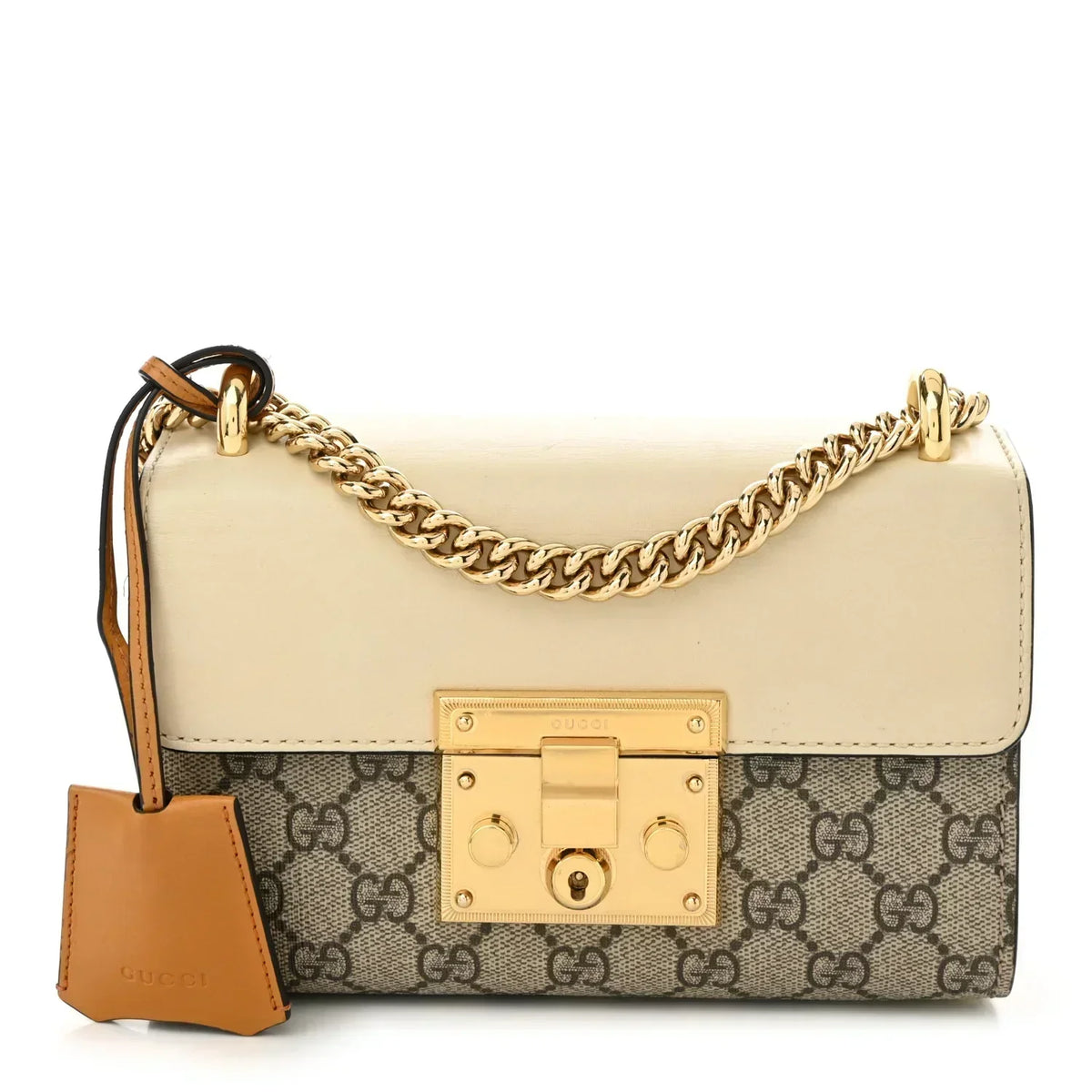 Gucci Padlock Small Shoulder Bag – Beige