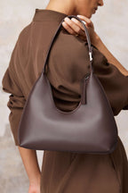 Bags End Faux Leather Zipper Tote Bag