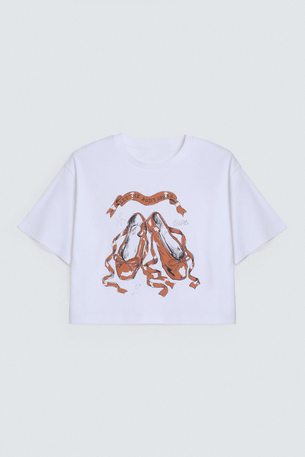 Bags End Women's Cropped Graphic T-Shirt