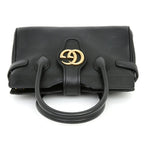 Gucci Small Top Handle with Double G Bag – Black