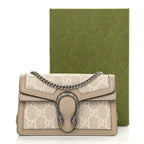 Gucci Canvas Dionysus Shoulder Bag - Beige in Beige - detail view 6 showing the bag's shape, finish and visible design details.