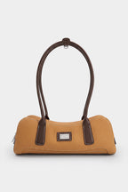Bags End Faux Leather Shoulder Tote Bag