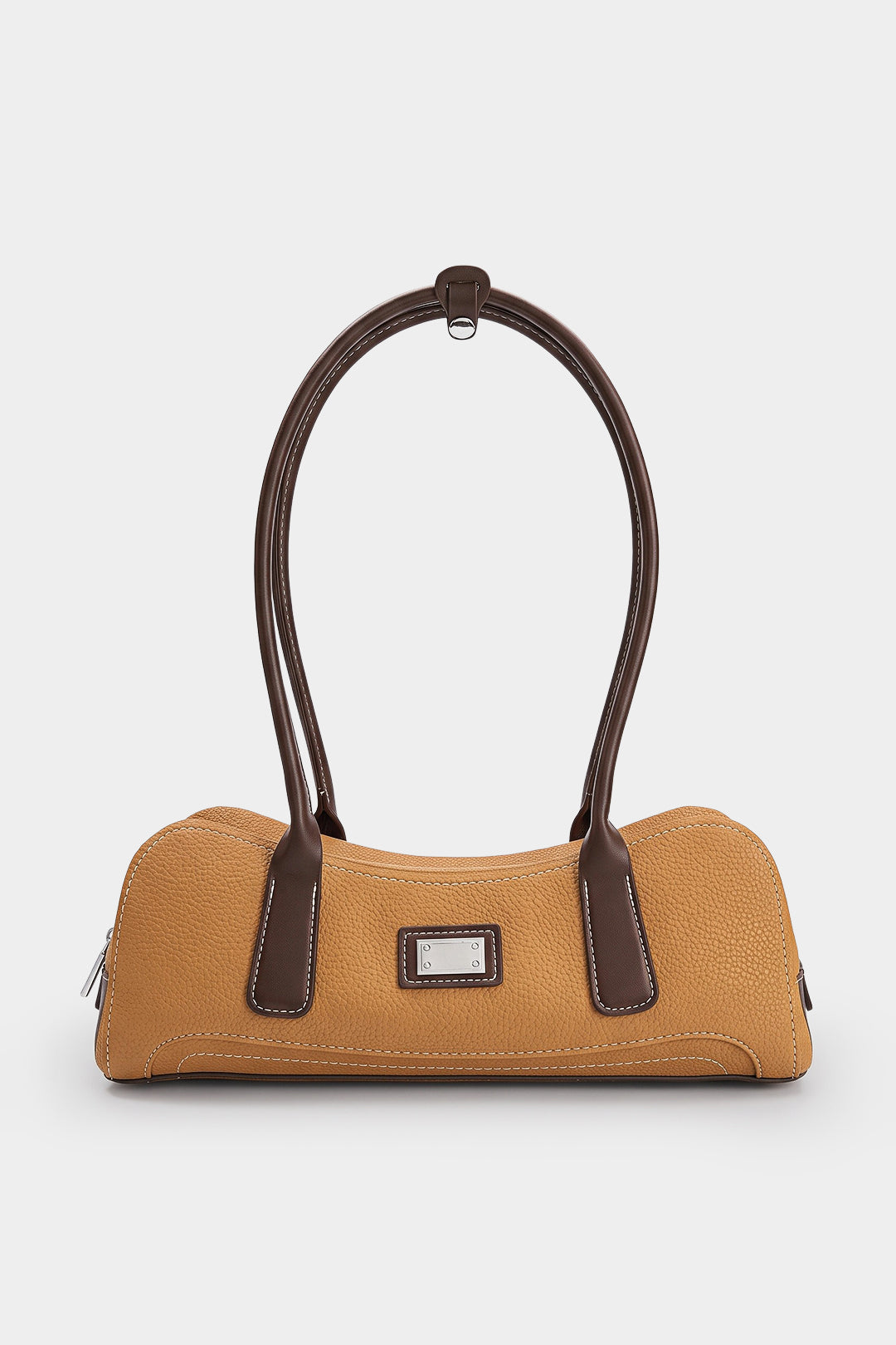 Bags End Faux Leather Shoulder Tote Bag