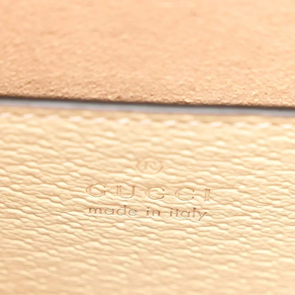 Gucci Diana Medium Tote Bag - Neutral in Neutral - detail view 7 showing the bag's shape, finish and visible design details.