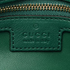 Gucci Blondie Small Shoulder Bag - Green in Green - detail view 7 showing the bag's shape, finish and visible design details.