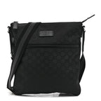 Gucci Guccissima Signature Messenger Bag – Black