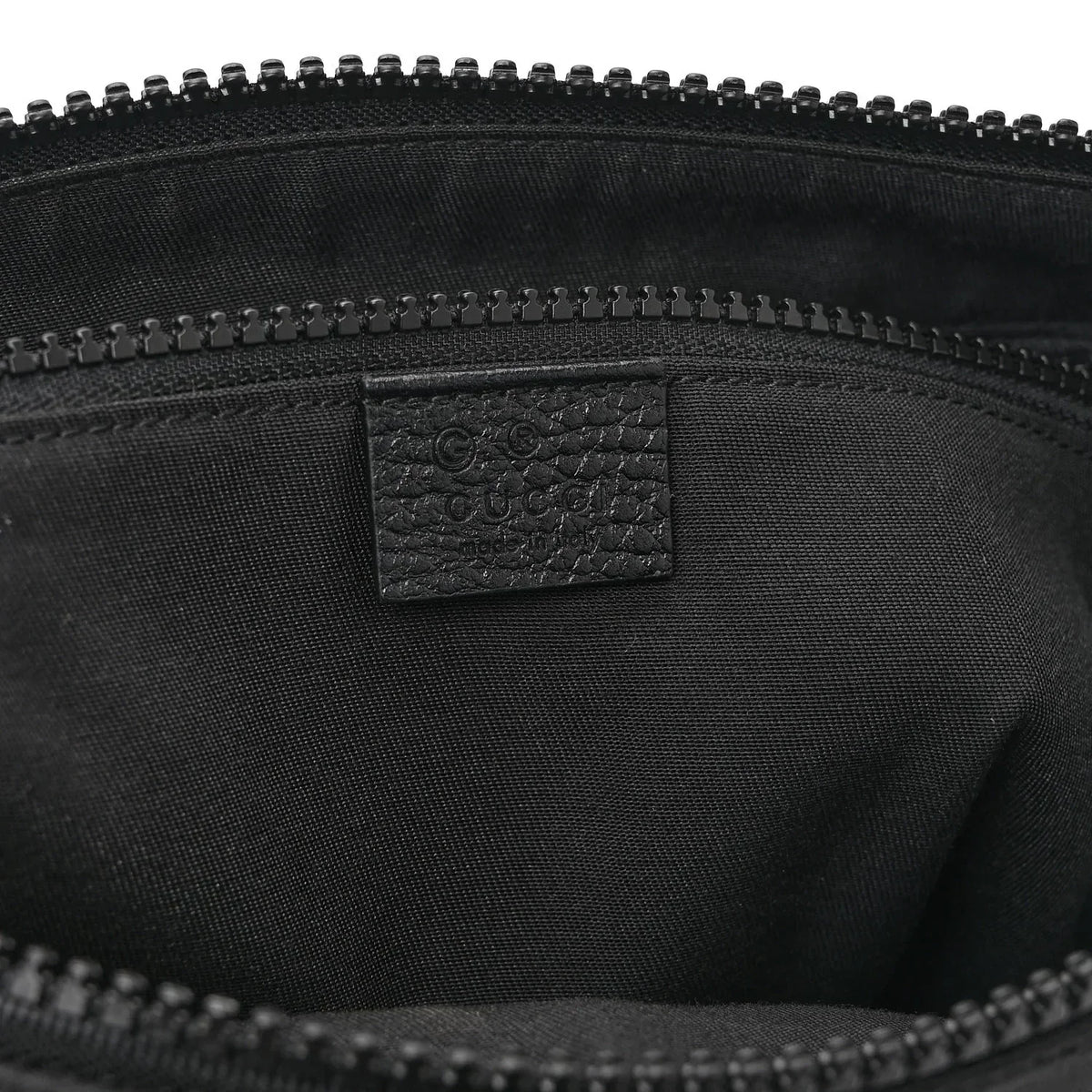 Gucci Guccissima Signature Messenger Bag – Black