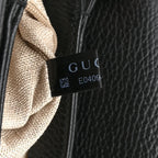 Gucci Dollar Interlocking Chain Bag - Black in Black - detail view 8 showing the bag's shape, finish and visible design details.