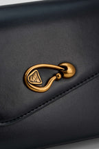 Bags End Faux Leather Asymmetrical Shoulder Bag