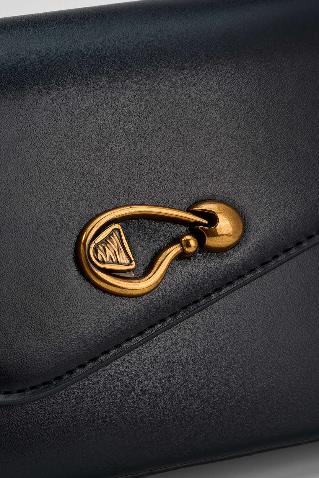 Bags End Faux Leather Asymmetrical Shoulder Bag