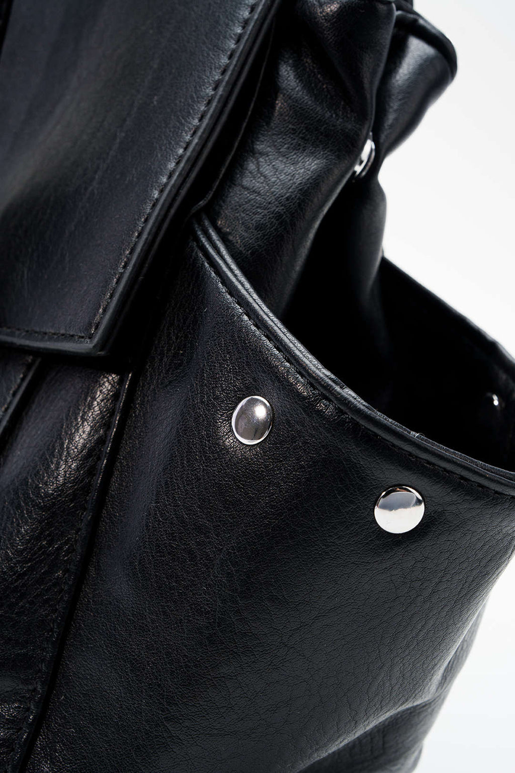 Bags End Faux Leather Shoulder Bag