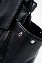 Bags End Faux Leather Shoulder Bag