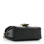 Gucci Dollar Interlocking Chain Bag - Black in Black - rear view showing the bag's shape, finish and visible design details.