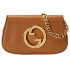 Gucci Blondie Shoulder Bag - Brown in Brown - detail view 9 showing the bag's shape, finish and visible design details.