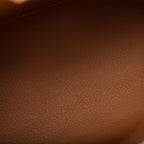 inside view of Hermès Birkin Sellier 25 Gold Veau Madame