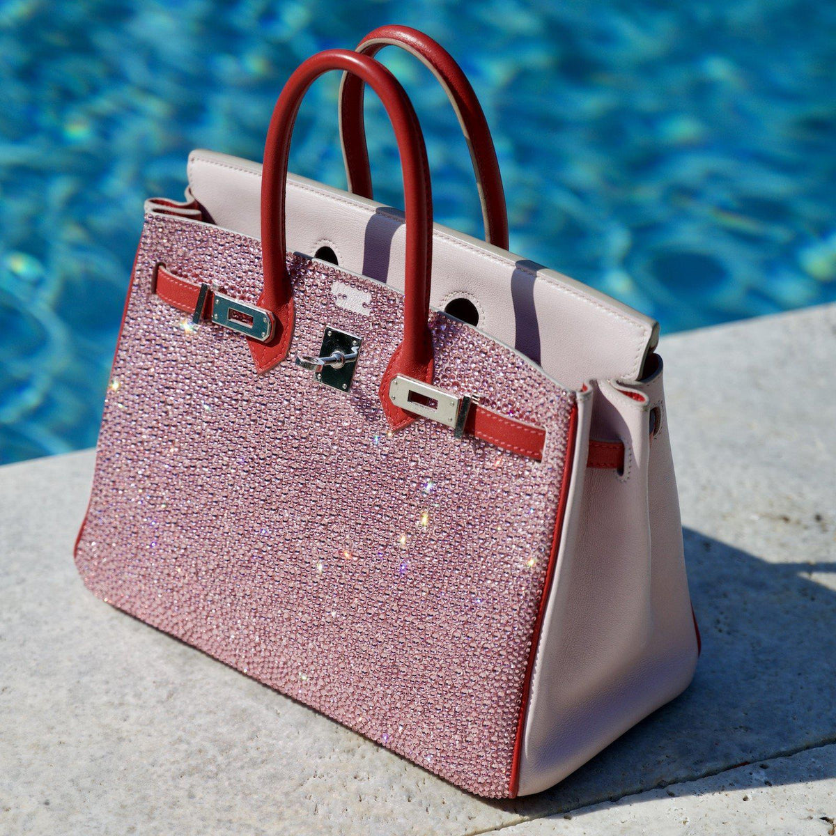 Hermes Pink Princess Birkin 25 full set with dustbag and box