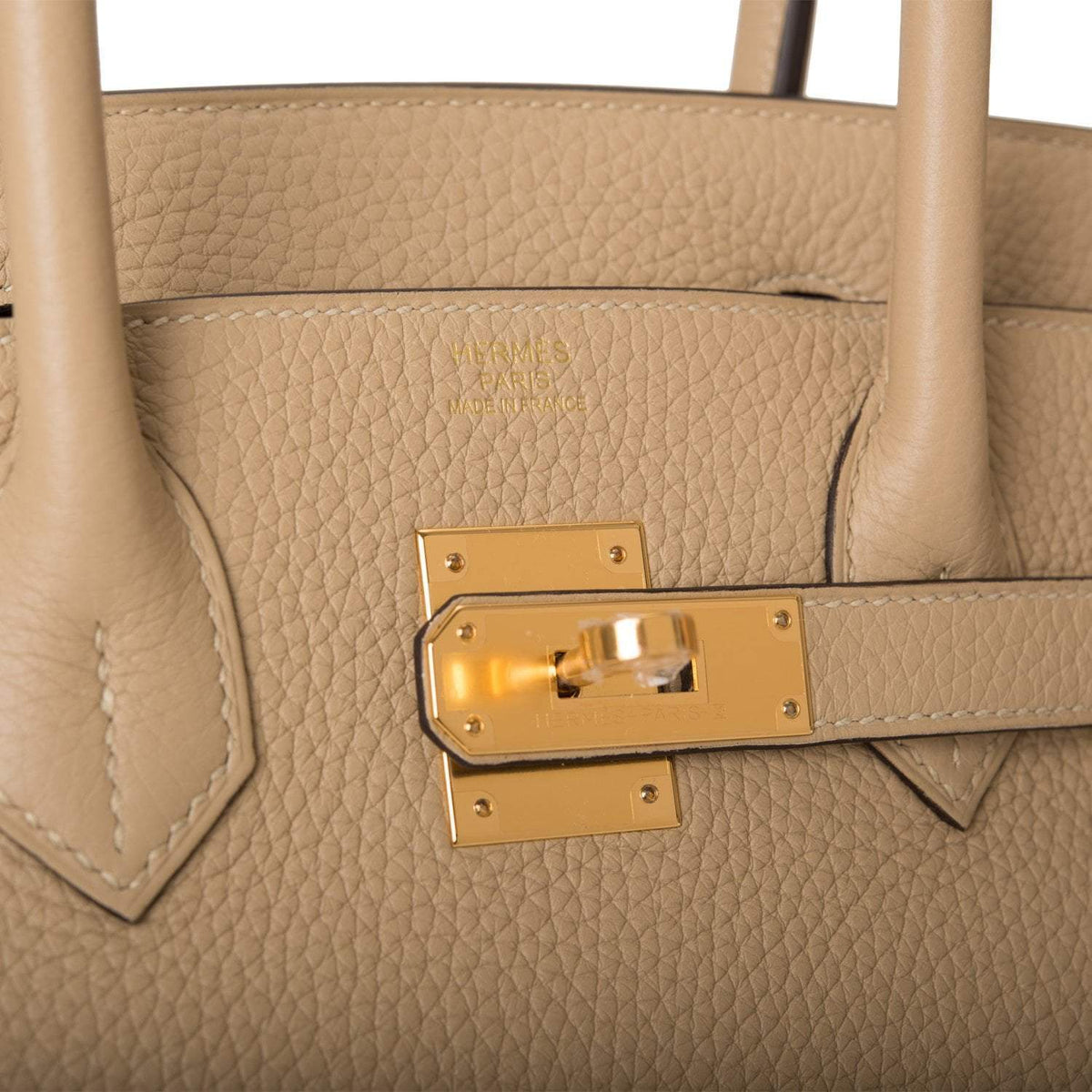 Hermes Trench Clemence Birkin 30 styled on model

