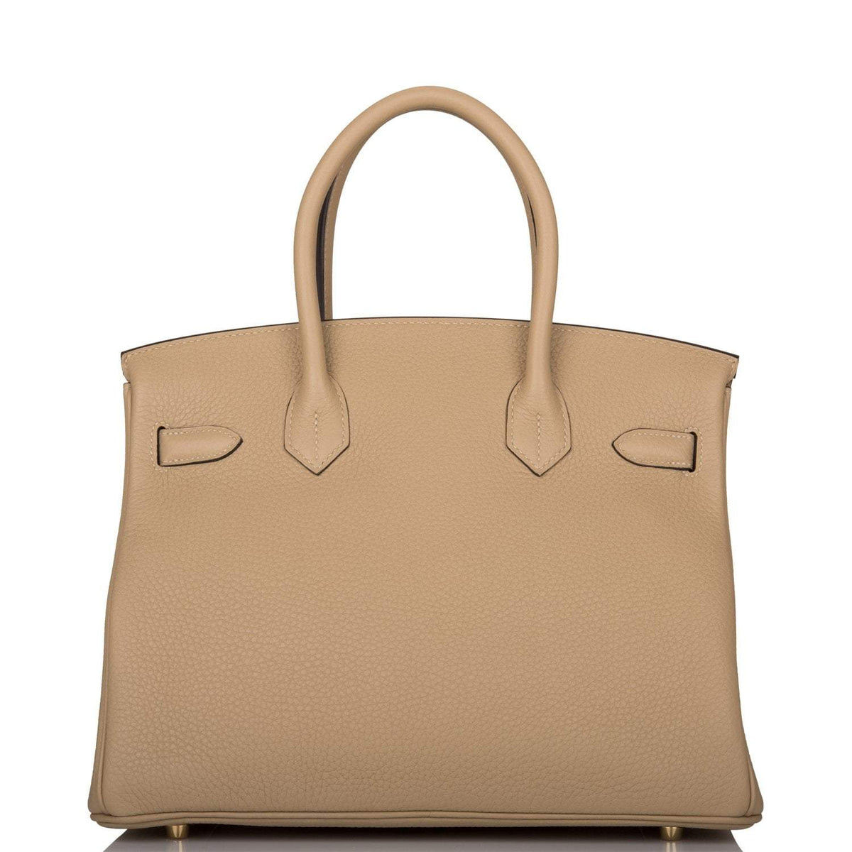 Open flap showing interior of Hermes Birkin 30cm