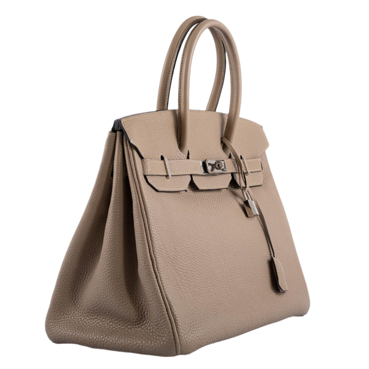 Hermes Birkin 35 Gris Tourterelle Togo with Palladium Hardware, Birkin 35 in Gris Tourterelle leather