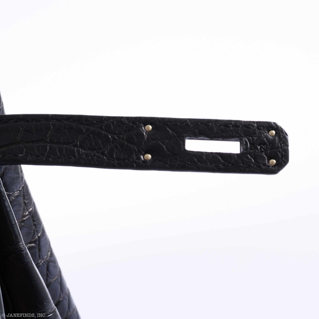 Clochette, lock, and keys from Hermes Birkin 35 SO BLACK set