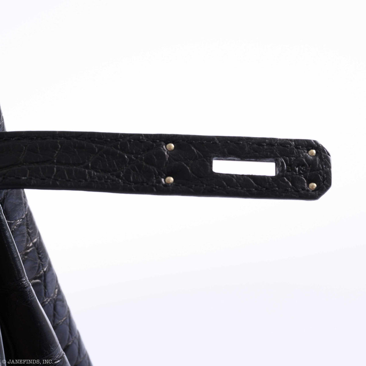 Clochette, lock, and keys from Hermes Birkin 35 SO BLACK set