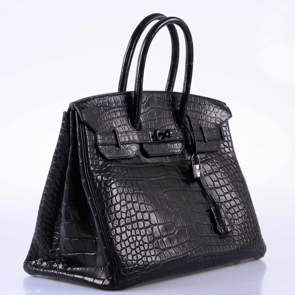 Complete Birkin display with dustbag, accessories, and box
