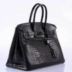 Complete Birkin display with dustbag, accessories, and box