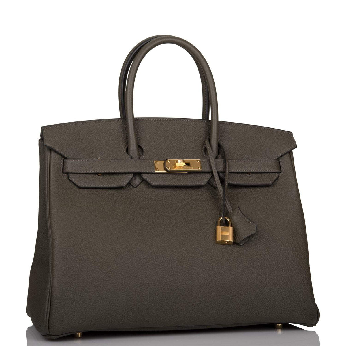Hermes Vert de Gris Togo Birkin 35cm Gold Hardware, Birkin 35cm with gold hardware