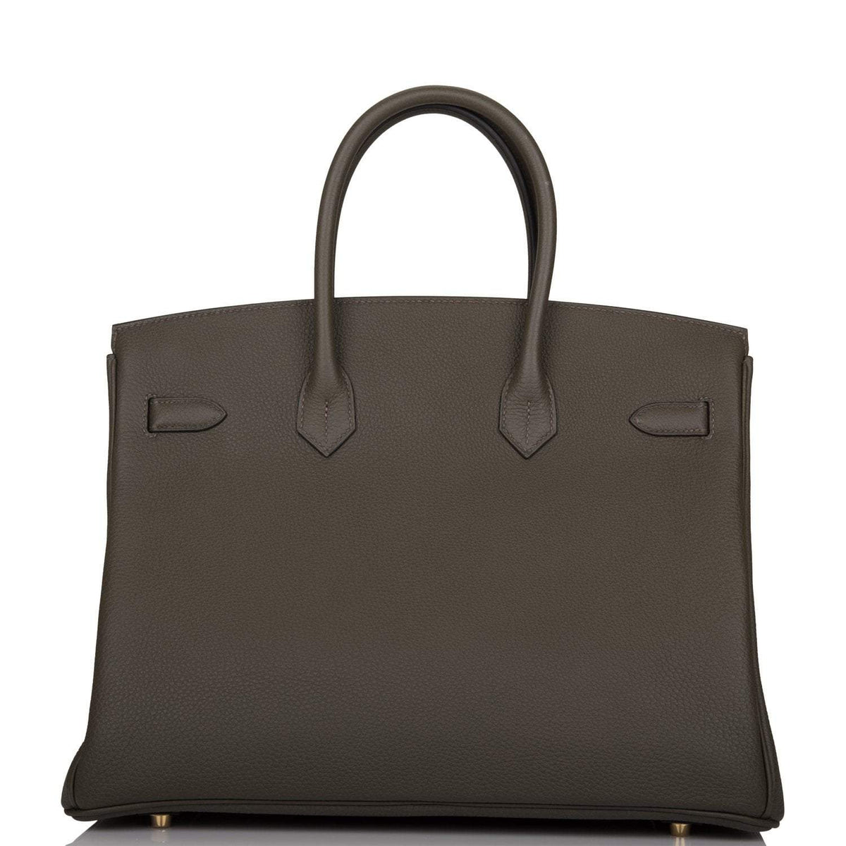 Hermes Vert de Gris Togo Birkin 35cm Gold Hardware, the Birkin Togo leather and clasp