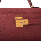 Hermes Kelly 20 styled crossbody with removable strap