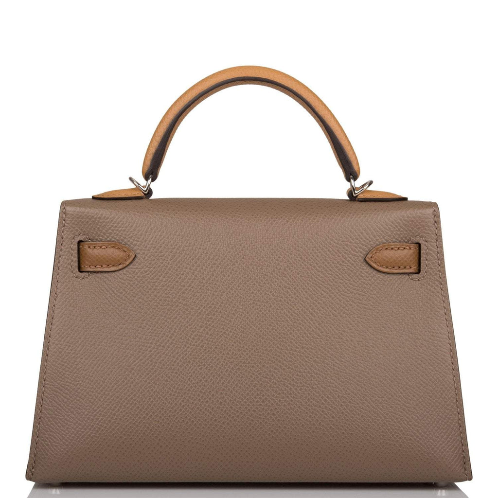 Back view of structured Tri-Color Kelly Sellier 20