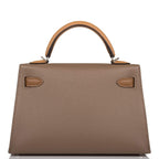 Back view of structured Tri-Color Kelly Sellier 20